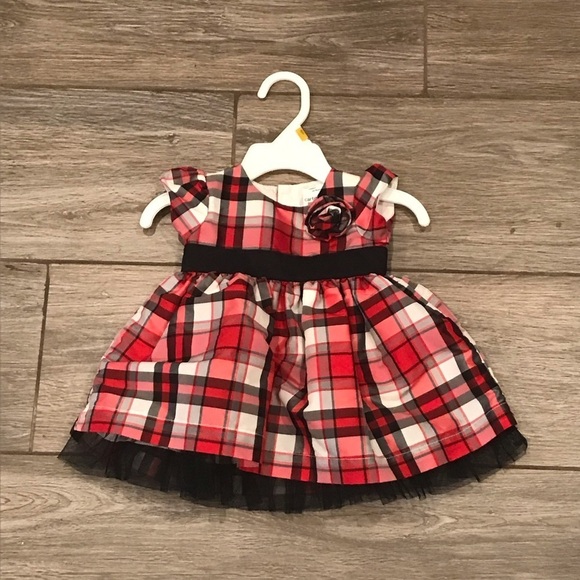 Carter's Other - NWOT Carter’s 3 Months Plaid Holiday Fancy Dress